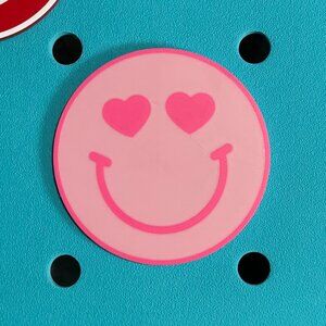 Smiley Face Valentine Bogg Charm-Valentine's Day Bogg Charm-New!
